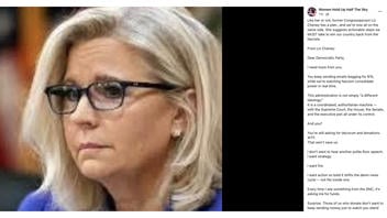 Fact Check: Liz Cheney Did NOT Write Viral Letter to Democrats Saying 'I Need More From You'