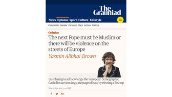 Fact Check: FAKE Guardian Article Screenshot Demanding 'Next Pope Must Be Muslim' Originated On Satire Account