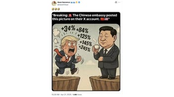 Fact Check: Chinese Embassy In US Did NOT Post Cartoon That Depicts Trump Having Tariff-Related Tantrum