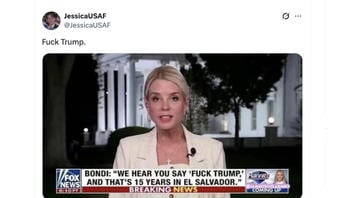 Fact Check: Pam Bondi Did NOT Promise To Send People To El Salvador For 15 Years For Saying 'Fuck Trump'