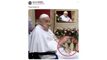 Fact Check: FAKE Video Shows Pope Francis With 'Three Hands'