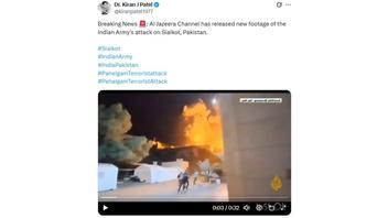 Fact Check: Video Does NOT Show 2025 Indian Army Attack On Sialkot, Pakistan -- It Is 2024 Footage From Gaza War