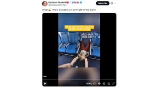 Fact Check: Skit Video Does NOT Show Real Passenger Who Wouldn't Get Off The Plane During Tantrum Over First Class Seat