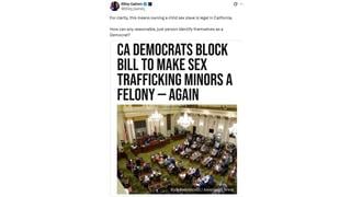 Fact Check: It Is NOT Legal To Own A Child Sex Slave In California