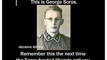 Fact Check: Photo Of Man In SS Uniform Is NOT George Soros -- It's Oskar Gröning, A Corporal in Hitler's Waffen SS At Auschwitz