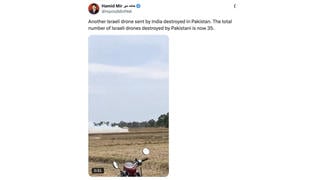 Fact Check: Video Does NOT Show Israeli Drone Sent By India Destroyed In Pakistan -- Thai Fireworks!