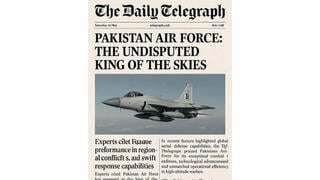 Fact Check: Fake Headline About 'Pakistan Air Force' Being 'Undisputed King Of The Skies' Did NOT Appear In Daily Telegraph