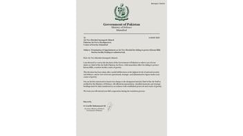 Fact Check: FAKE Letter Does NOT Show Pakistan Fired Air Vice Marshal Aurangzeb Ahmed