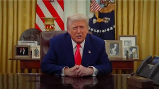 Fact Check: AI Video Has Trump Cancel Pride Month, Replace It With 'Confidence Month' -- Potty Language NOT Real