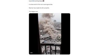 Fact Check: AI Video Does NOT Show Actual Israeli Bombing Of Gaza