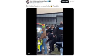 Fact Check: Video Does NOT Show British Porn Actress 'Bonnie Blue' Being Arrested -- It's A Skit Using A Prop Car
