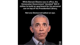Fact Check: Venezuelan Government Did NOT Donate $22.9 Million For Barack Obama Presidential Library Apartment -- Satire Origin