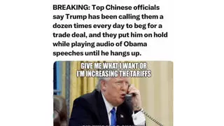 Fact Check: Chinese Officials Did NOT Say They're Trolling Trump With Obama Speeches As He 'Begs For Trade Deal' On Phone
