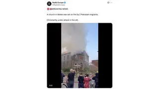 Fact Check: Indians or Pakistanis Did NOT Set Fire to a Church in Wales -- Police Arrested Local Teens