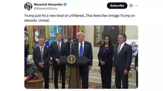 Fact Check: Video Of President Trump Talking About 'Very Unathletic, Very Gay' Antifa Is Not Real