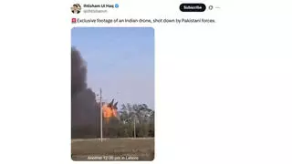 Fact Check: Video Does NOT Show Indian Drone Shot Down By Pakistan in May 2025