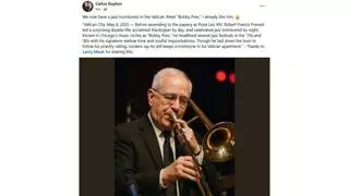Fact Check:  NO Evidence Pope Leo XIV Was A 'Celebrated' Jazz Trombone player AKA 'Bobby Prev' In His Spare Time In Chicago