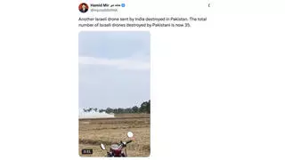 Fact Check: Video Does NOT Show Israeli Drone Sent By India Destroyed In Pakistan -- Thai Fireworks!