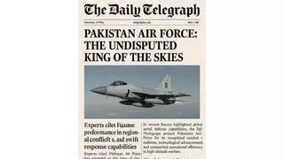 Fact Check: Fake Headline About 'Pakistan Air Force' Being 'Undisputed King Of The Skies' Did NOT Appear In Daily Telegraph