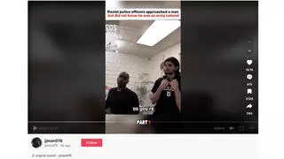 Fact Check: Video Does NOT Authentically Show Police Officers Approaching Black Army Colonel