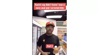 Fact Check: FAKE Video Shows 'Racist Cop' Encounter With a Black 'Navy Seal' -- It's Scripted