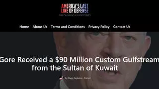 Fact Check: Al Gore Did NOT Receive a $90 Million Custom Gulfstream from the Sultan of Kuwait -- Story Originated As Satire