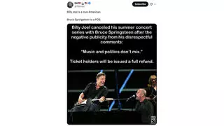 Fact Check: Billy Joel Did NOT Cancel Non-Existent Concerts With Bruce Springsteen Over Trump Criticism -- Story is Satire