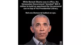 Fact Check: Venezuelan Government Did NOT Donate $22.9 Million For Barack Obama Presidential Library Apartment -- Satire Origin