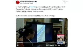 Fact Check: 'White Genocide' Video Played In Oval Office Does NOT Show Actual 'Burial Sites' Of White Farmers In South Africa