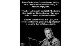 Fact Check: Joke Meme About Springsteen Royalties 'Tanking' And WDKT Baltimore DJ Radio Boycott NOT Real