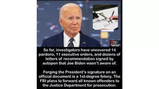 Fact Check: FBI Did NOT Uncover 14 Pardons, 11 Executives Orders Signed By Autopen Joe Biden Was Not Aware Of -- Satire