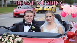 Fact Check: Barron Trump Did NOT Marry Princess Leonor -- AI Generated Wedding Video