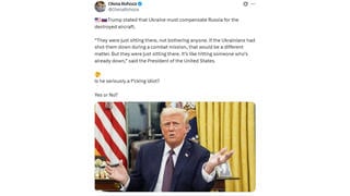 Fact Check: President Trump Did NOT Say Ukraine Must Compensate Russia For Aircraft Destroyed In June 1, 2025, Drone Attacks