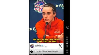 Fact Check: Video Of Caitlin Clark Describing Angel Reese Telling Her 'You're Only Here Because You're White' Is NOT Authentic -- AI Made