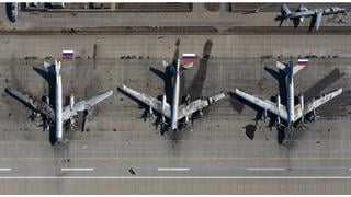 Fact Check: FAKE Image Does Not Show Actual Damaged Russian TU-95 Bombers -- Signs Of AI Generated Content