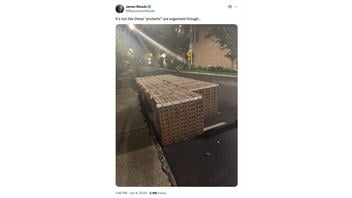 Fact Check: Photo Of Bricks Was NOT Taken In Los Angeles During Protests In Early June 2025