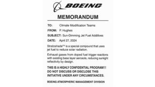 Fact Check: FAKE 'Stratoshade' Trademark Attributed To Boeing In Social Media Image -- No Such Trademark Registered
