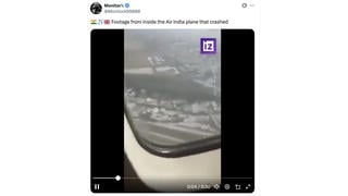 Fact Check: Video Does NOT Show AI171 Air India Crash in June 2025