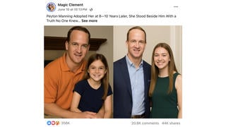 Fact Check: Peyton Manning Does NOT Have an Adopted Daughter Named Lily