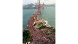 Fact Check: Photo Does NOT Show Golden Gate Bridge Crowd During 'No Kings' Protest -- Old Photo