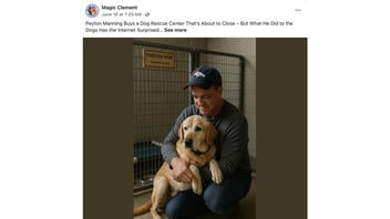 Fact Check: Peyton Manning Did NOT Buy 'Maple Creek' Dog Rescue Shelter