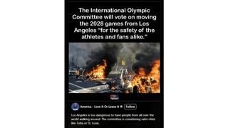Fact Check:  Fictional Report About Supposed Olympic Committee Vote To Move  2028 Games From Los Angeles Originated On Satire Site