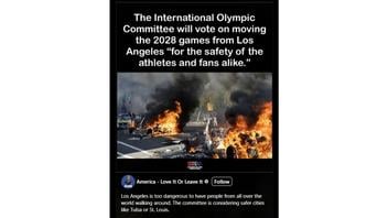 Fact Check: Fictional Report About Olympic Committee Vote To Move 2028 Games From Los Angeles Was Satire