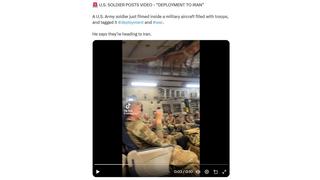 Fact Check: Recycled Video Does NOT Show U.S. "Deployment to Iran ... Just Filmed" On June 22, 2025 