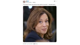 Fact Check: Kamala Harris Did NOT Say 'If we elect Trump, we will be at war within 6 months'