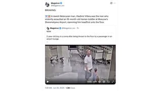 Fact Check: Toddler Assaulted In Moscow, Russia, Airport Is NOT Iranian Citizen