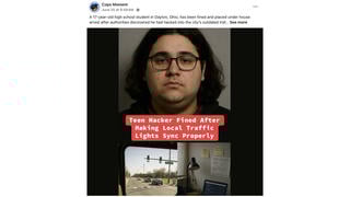 Fact Check: Dayton Teen 'Kameron Price' Was NOT Fined for Hacking and Fixing Traffic Control System