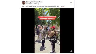 Fact Check: FAKE Video Shows White Man at Zoo Arguing With Black Woman Over Anti-Trump Hat