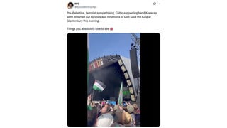 Fact Check: Glastonbury Crowd Did NOT Boo, Sing 'God Save the King' in Protest Against Kneecap Performance