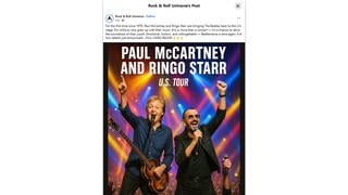 Fact Check: Paul McCartney and Ringo Starr Are NOT Bringing The Beatles Back -- No Reunion Tour Announced